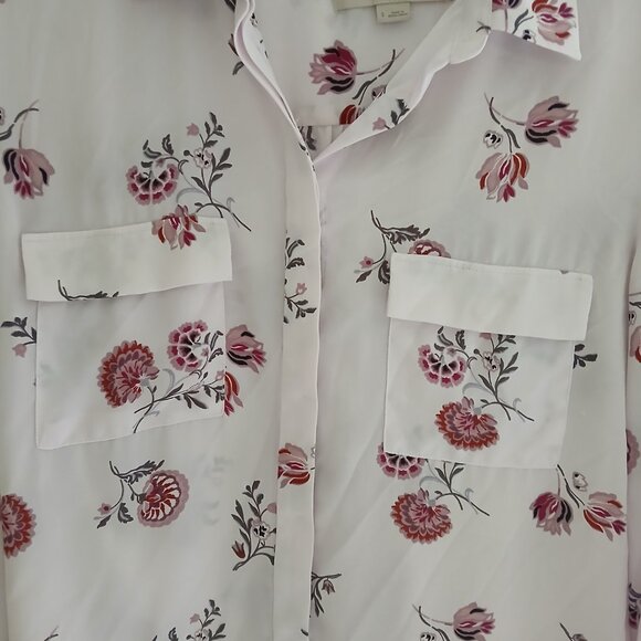 Loft Woman's Blouse Long Sleeve Small - Picture 7 of 11